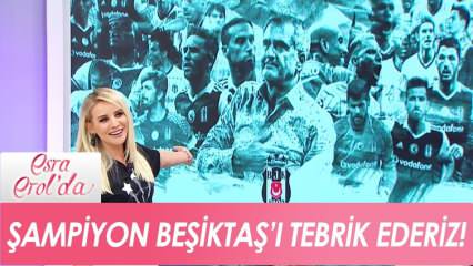 Büyük Beşiktaş taraftarı Esra Erol'dan canlı yayında şov!