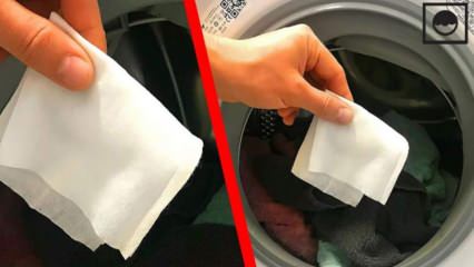 Çamaşır makinesine ıslak mendil koymanın faydaları nelerdir?